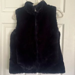 J. crew faux fur vest